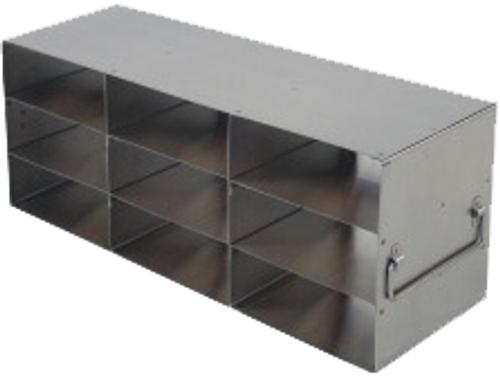 stainless steel laboratory freezer rack for 100 place plastic cryo boxes 