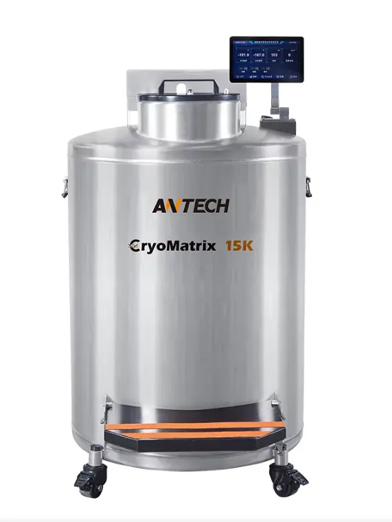  narrow-neck cryogenic freezer, CryoMatrix 28K