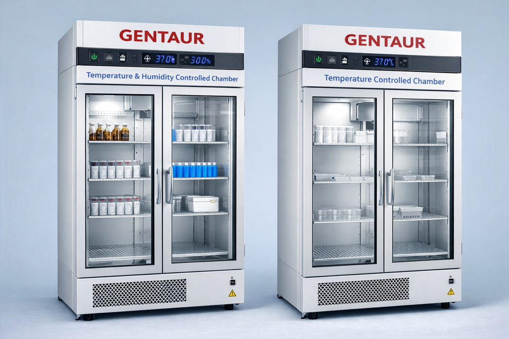 Photo Stability Chamber & GMP Model (PLC Controlled Photo Stability Test Chamber with capacity of 300 litres & GMP Model)